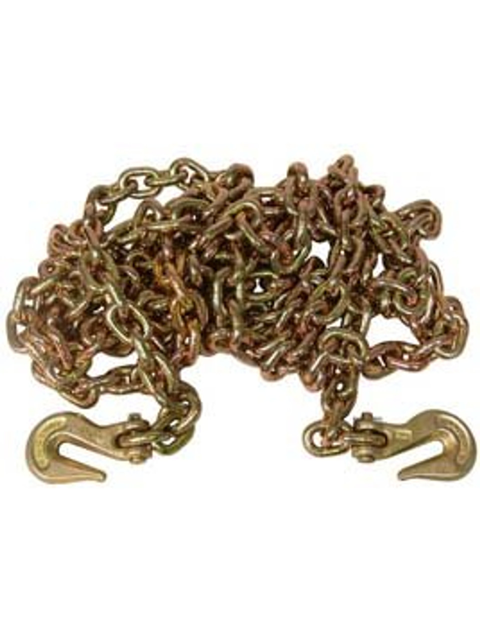 G7038X20 --- 3/8" Transport Chain Assembly with 3/8" Clevis Grab Hooks on Both Ends - Grade 70