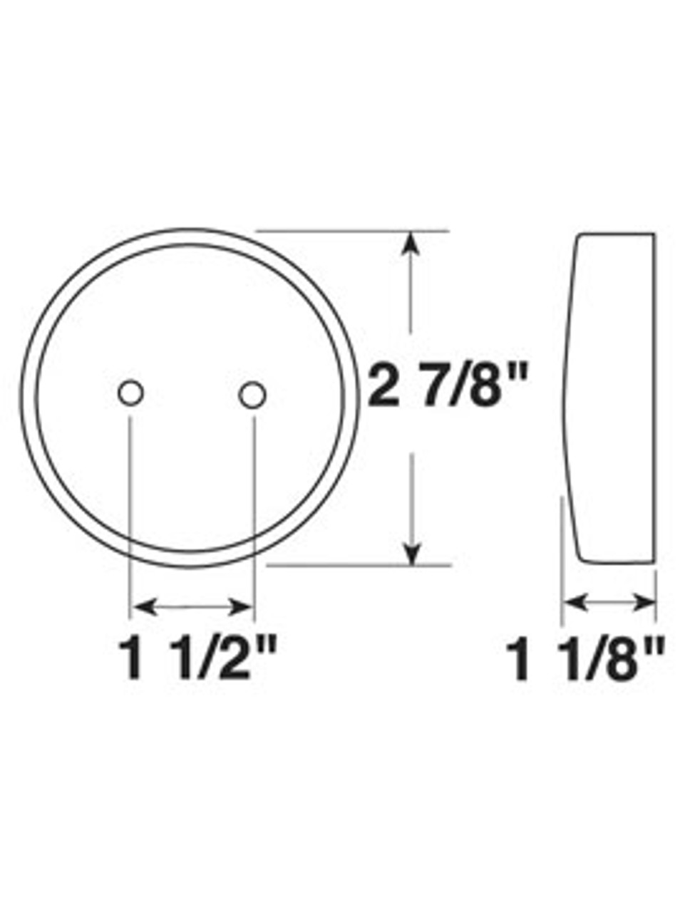 V102R --- Round 2-7/8" Surface Mount Light