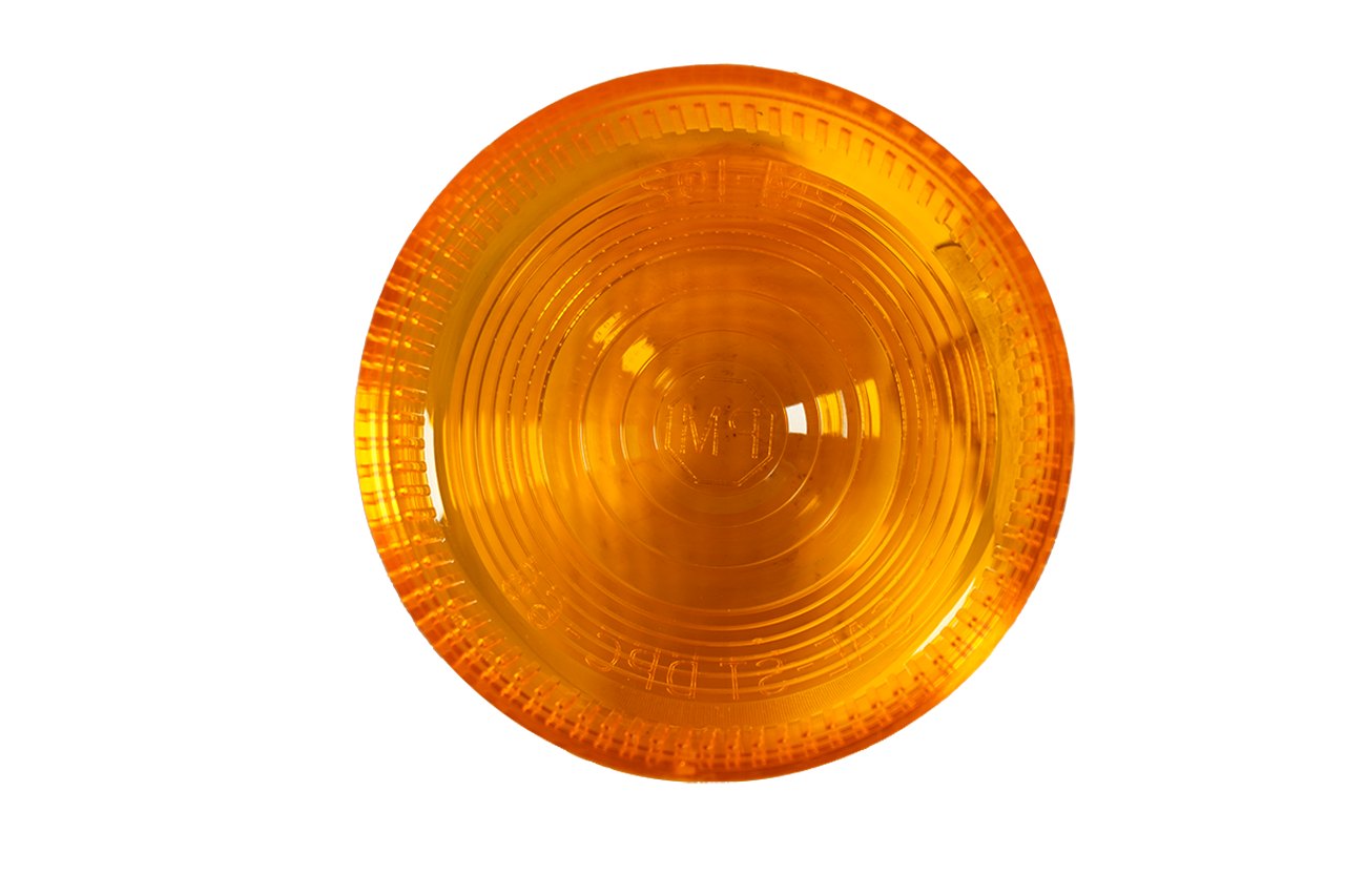 102-15A --- Peterson Replacement Amber Round Lens