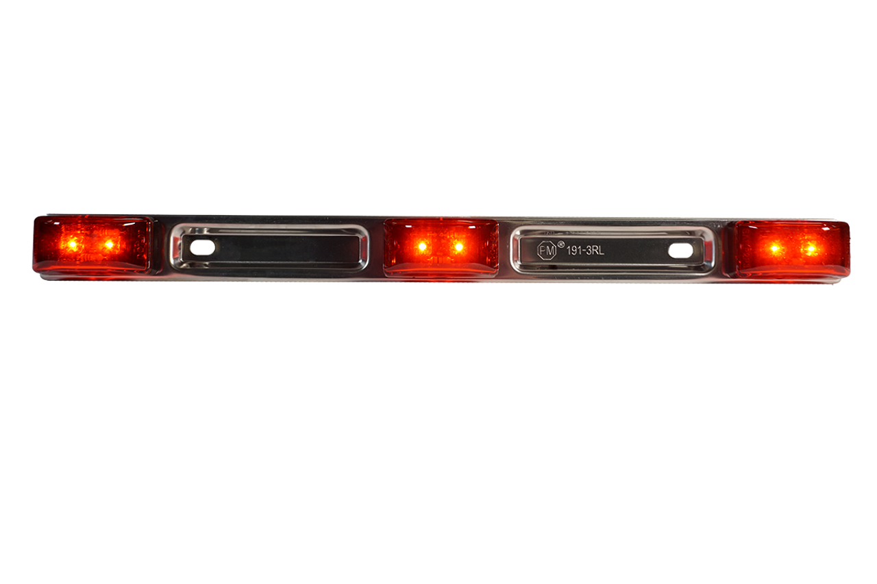 LED150-3R6 --- Red LED Identification Light Bar-6 Diodes