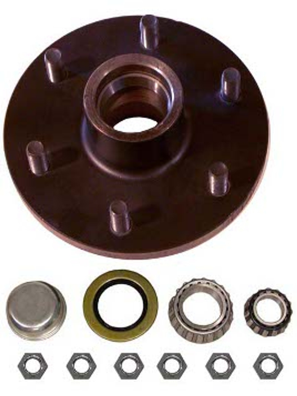 1-655UHI --- 6 on 5-1/2" Hub Assembly - 3,500 lb