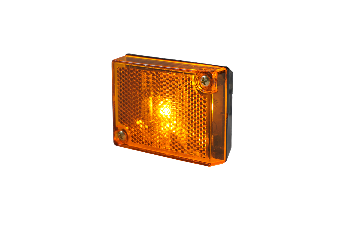 114A Rectangular Clearance/Side Marker Light with Reflex
