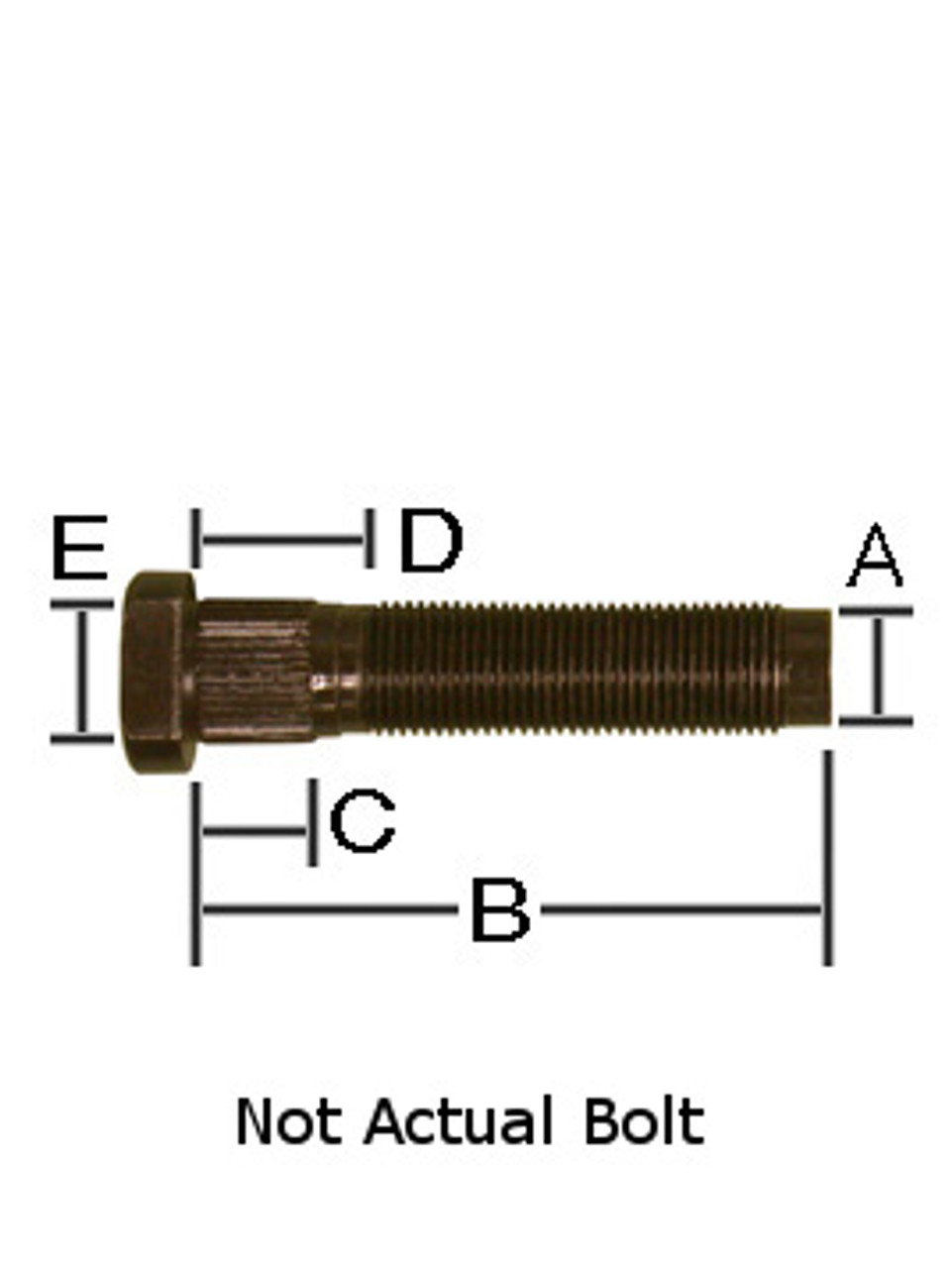 DIS7224 --- Knurled Drive-In Stud