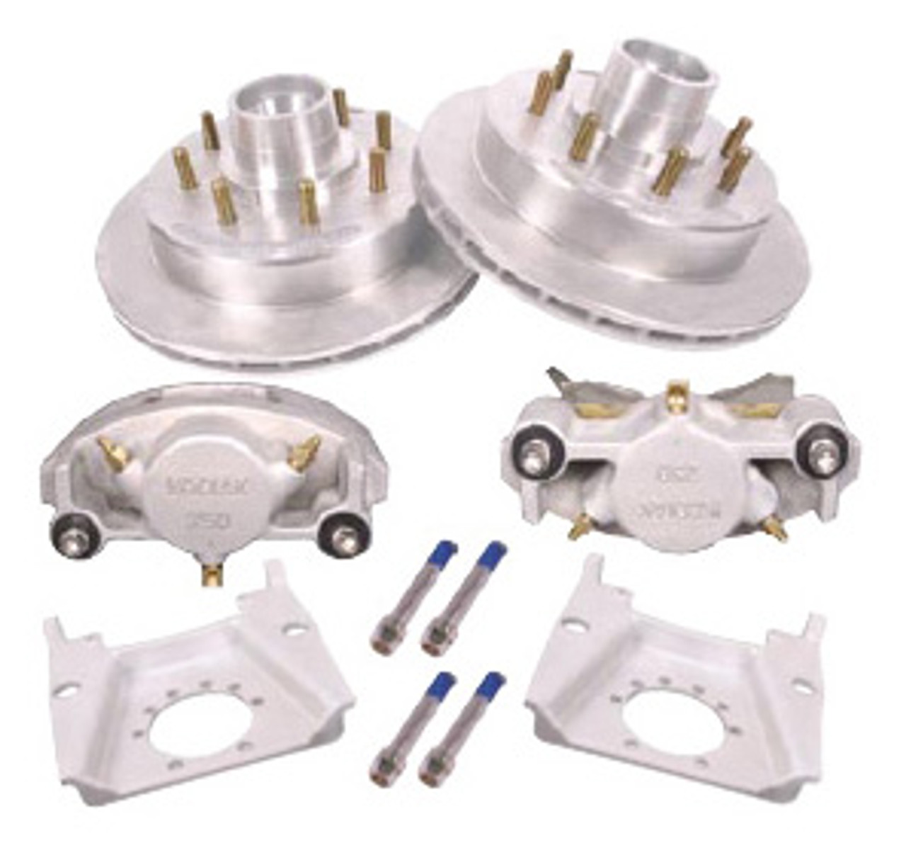 KOD-133-8A-9 --- 13" Kodiak Disc Brake Kit for 8,000 lb Al-KO/Quality Axles Only - 9/16" Studs - 8 on 6-1/2" - Pair