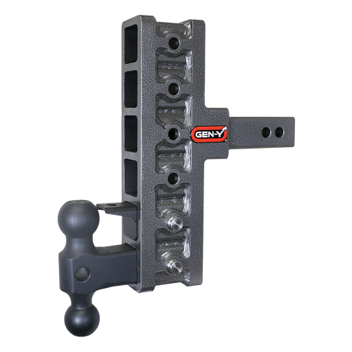 GH-426 --- Mega-Duty Six Position Offset 2" Shank with Dual-Ball and Pintle - 10k