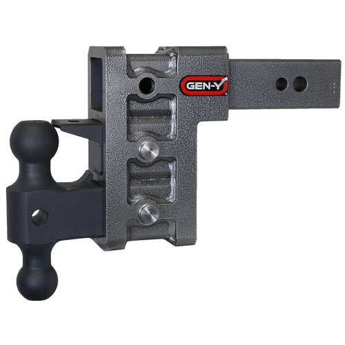 GH-1623 --- Mega-Duty Three Position 2.5" Shank with Dual-Ball and Pintle - 32k