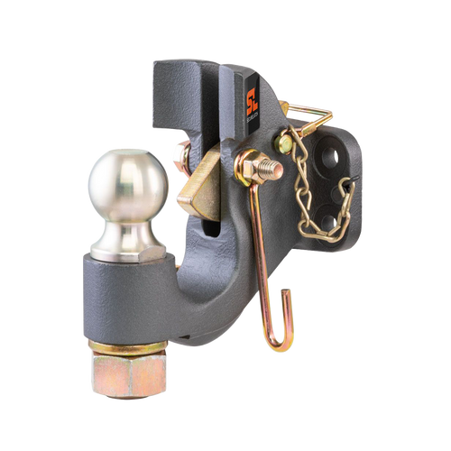 48411 --- SecureLatch™ Pintle Hook Combination with 2" Hitch Ball - 20,000 lb Capacity