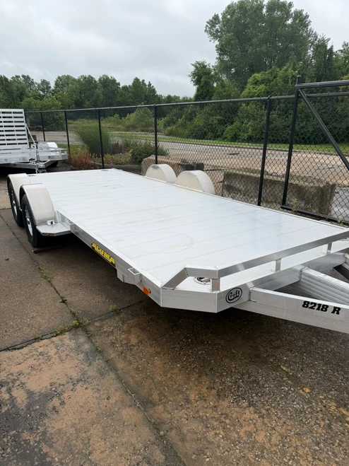 AL8218 --- 2027 Aluma 82" x 18' Aluminum Car Hauler - 7K #AL2054
