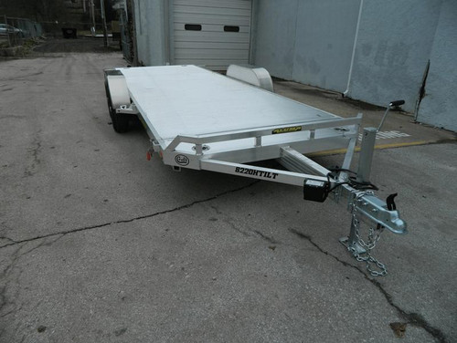 AL8220HTILT --- 2027 Aluma 82" x 20' Aluminum Tilt Bed Car Hauler - 10K #AL1139