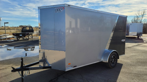 SC612SADRDSS --- 2023 Bravo 6'x12' SS Enclosed w/ Ramp Door #BR0158