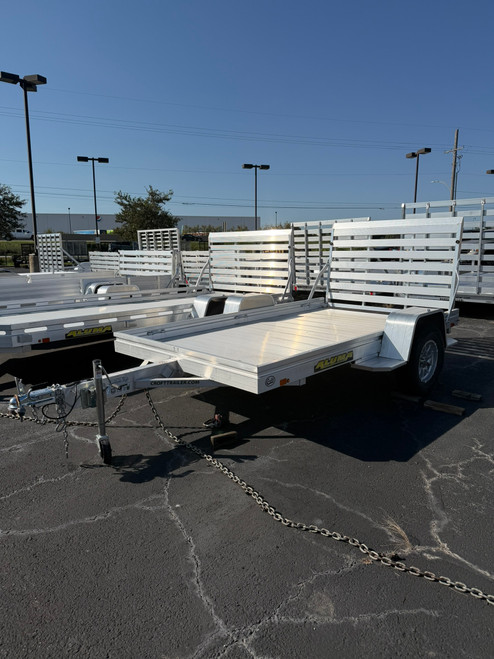 AL6810H --- 2027 Aluma 68" x 10' Aluminum Utility Trailer - 3.5K #AL7548