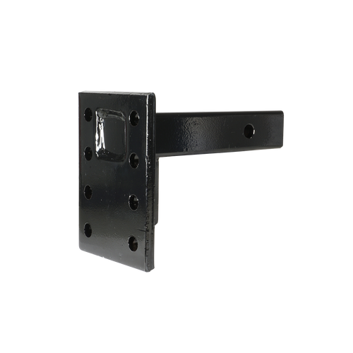 PM107 --- 2" Receiver Mounted Pintle Hook Adapter - 8 Holes - 13,000 lb Capacity