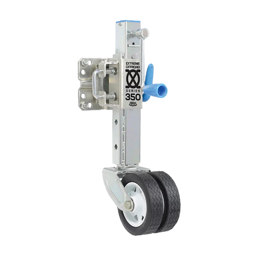 XO350 --- Swivel Sidewind Trailer Jack with Dual Wheels - 770 lb