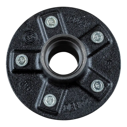 814205--- Idler Hub, 5 on 4.5"; 6.5" Hub Flange - 2,200 lbs. (with Bearing Cone Kit)