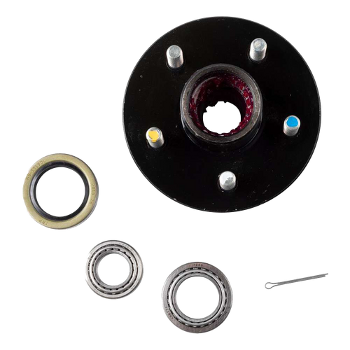 814207--- Idler Hub, 5 on 4.5"; 5.5" Hub Flange - 2,200 lbs. (with Bearing Cone Kit)