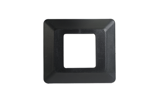 S2-PLATE-B --- Wall Plate 2 Switch - Black