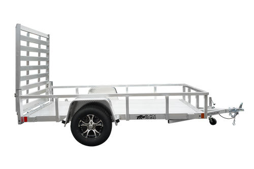 AR5010GTA --- 2024 Black Rhino 5'x10' Aluminum Tube Top Utility Trailer #AR3423