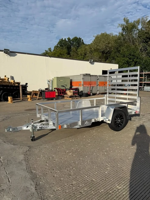 AR5010GTA --- 2027 Black Rhino 5' x 10' Single Axle Aluminum Tube Top Utility Trailer with Rear Gate - 2,990 GVWR #AR7853