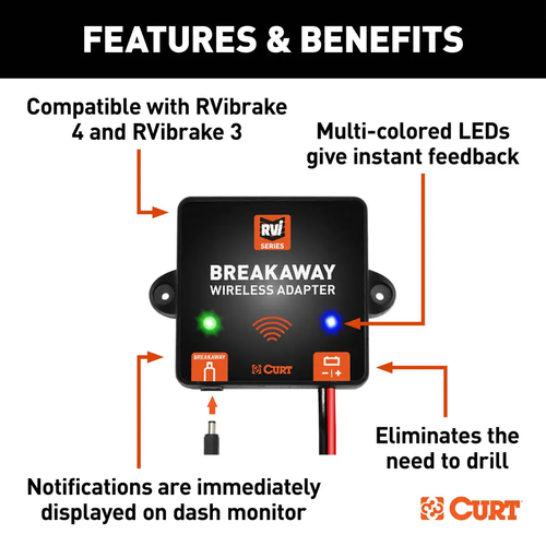 52205 --- Breakaway Wireless Adapter for RVibrake 3 and RVibrake 4