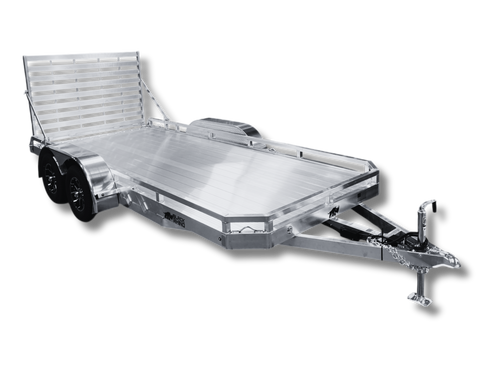 AR7714LP-E2 - 2024 Black Rhino 77" x 14' Tandem Axle Aluminum Low Profile Utility Trailer #AR3521