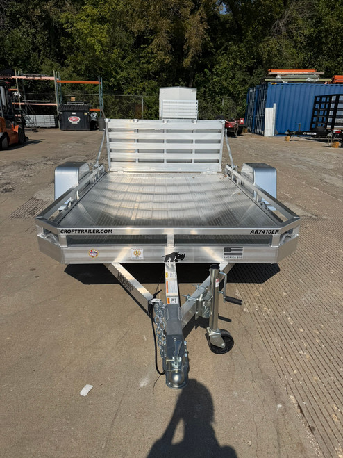 AR7410LP - 2027 Black Rhino 74" x 10' Single Axle Aluminum Low Profile Utility Trailer #AR7848