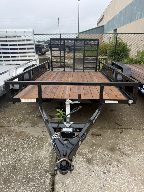 STR8212GT-E2 --- 2026 Sure-Trac 82" x 12' Tub Top Utility Trailer w/ Brakes - #ST0854