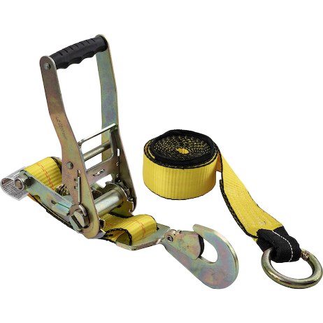 5482151 --- Tire Ratchet Tie-Down with Twisted Flat Snap Hook
