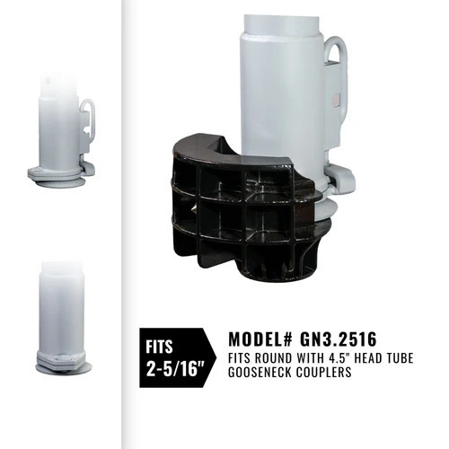 GN3.2516 --- Icon Trailer Coupler Lock for Round Gooseneck Couplers with 4.5" Head Tube