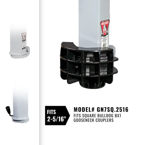 GN7SQ.2516 --- Icon Trailer Coupler Lock for Square 2-5/16" Bulldog BX1 Gooseneck Couplers