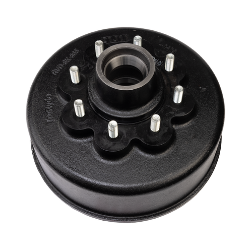 T8-285-08 --- Grease Hub & Drum only with Races & 5/8" Studs - 8,000 lb