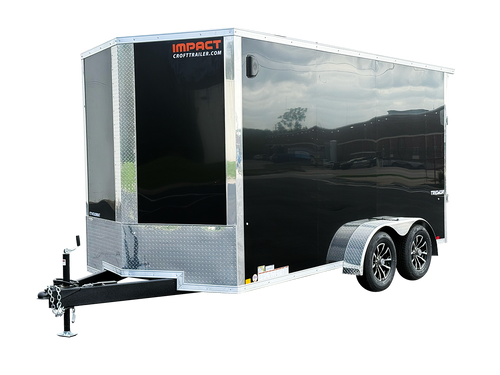 IT714TA2DRDGT --- 2026 Impact Tremor 7' x 14' Enclosed w/ Ramp Door - 7K - #IM7088