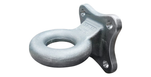 17706 --- Bolt On 3" Tow Ring - 42,000 lb - 3/4" Holes - Raw