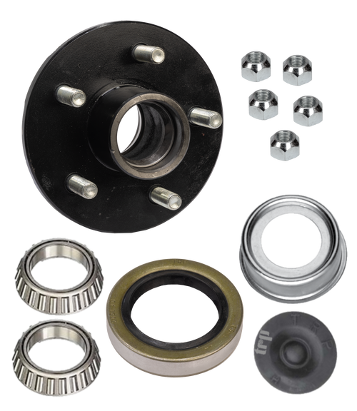 TH-545-K --- Pre-Greased 5 on 4-1/2" Hub Assembly - 3,500 lb
