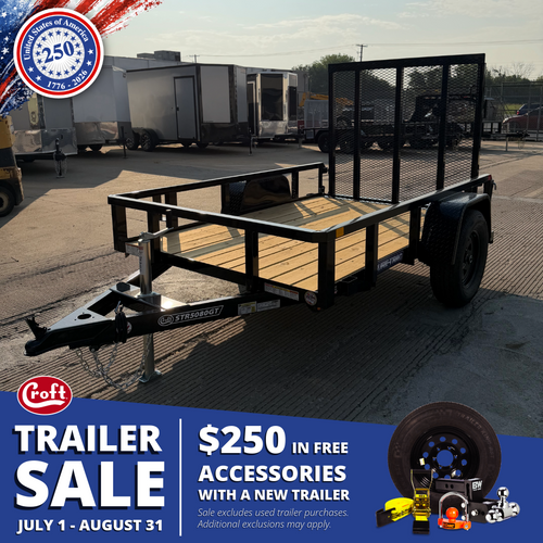STR5080GT --- 2026 Sure-Trac 5' x 8' Tube Top Utility Trailer - 3K #ST6177