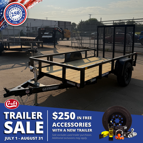 STR5010GT --- 2026 Sure-Trac 5' x 10' Tube Top Utility Trailer - 3K #ST6692