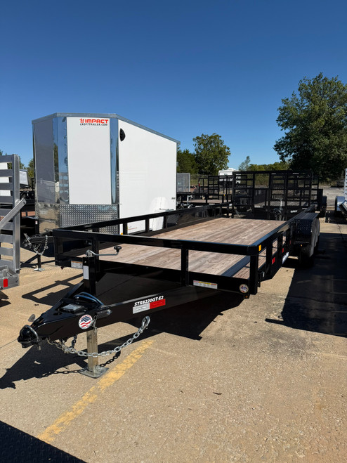 STR8220GT-E2 --- 2026 Sure-Trac 82" x 20' Tube Top Utility Trailer w/ Brakes - 10K - #ST8027