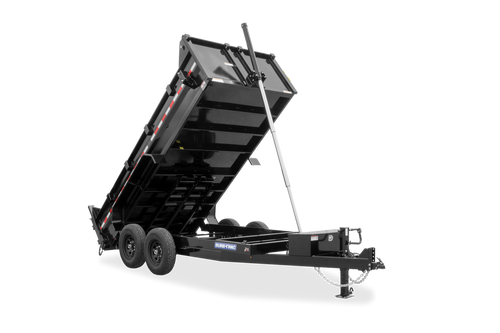STD8214TA5T --- 2026 Sure-Trac 82" x 14' HD Low Pro Telescopic Dump Trailer- 14K #ST6678