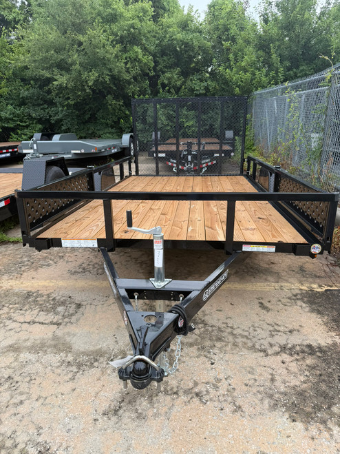 STR712GT-ATV --- 2026 Sure-Trac 7' x 12' Tube Top Utility Trailer W/ Side Ramps - 3K #ST1067