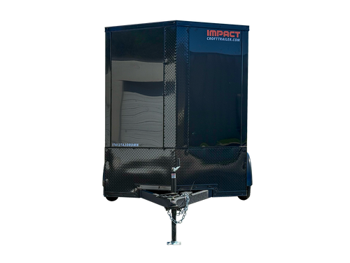 IT612TA2DRDMN --- 2026 Impact Tremor 6' x 12' TA Enclosed w/ Ramp Door - MIDNIGHT EDITION - 7K - #IM7070