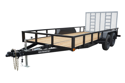 CT8216GT-E2 --- 2026 Croft 82" x 16' TA Tube Top Utility Trailer - 7K #CT5915