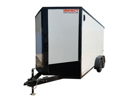 *COMING SOON* IT714TA2DRDMN --- 2026 Impact Tremor 7' x 14' Enclosed w/ Ramp Door - MIDNIGHT EDITION - 7K - #IM7092