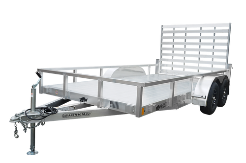 *COMING SOON* AR8114GTA-E2 --- 2026 Black Rhino 81" x 14' Aluminum Tube Top Utility Trailer - 7K #AR7383