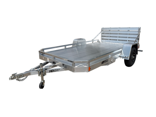*COMING SOON* AR7712LP - 2026 Black Rhino 77" x 12' Aluminum Low Profile Utility Trailer W/ Bifold Gate - 3K #AR7373