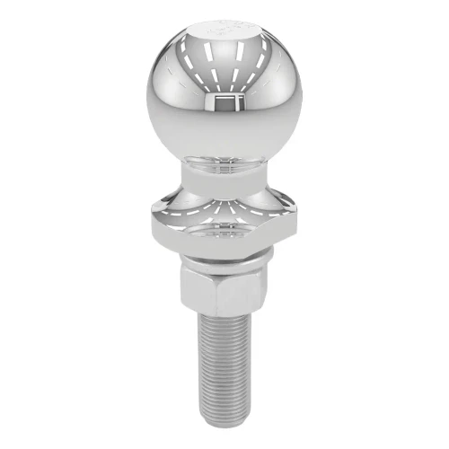 40019 --- 2" Hitch Ball with long 3/4" shank, 3,500 lb Capacity, Chrome Finish