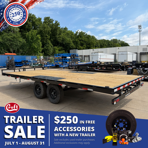 STDOF10220TA3 --- 2026 Sure-Trac 102" X 20' Low Profile Flatbed Deckover Trailer - 10K #ST3172