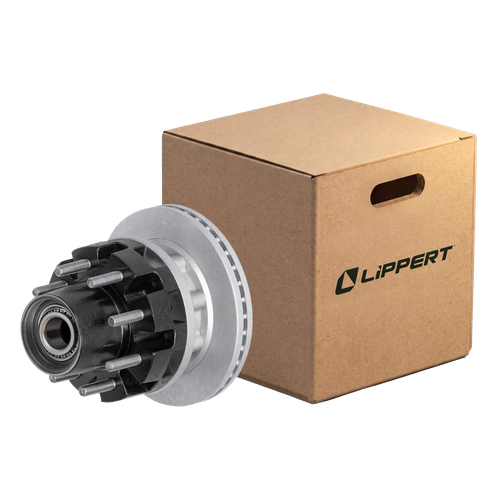 2025048500 --- Disc Brake Rotor with Threaded Cap, 10,000-lb. Axles, 8 on 6-1/2" Bolt Pattern