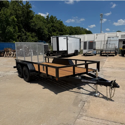 CT7214GT-E2 --- 2026 Croft 72" x 14' Tandem Axle Tube Top Utility Trailer - 7,000 GVWR #CT5958