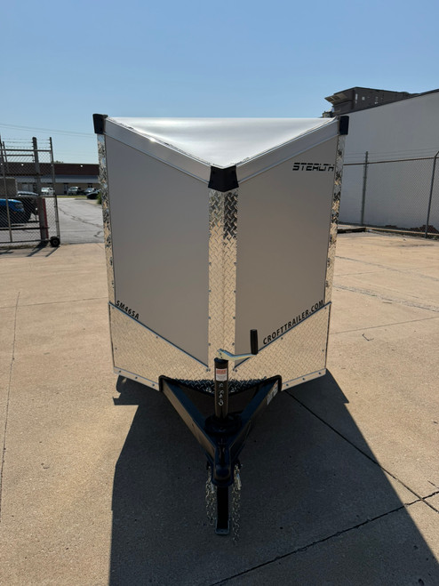 *COMING SOON* SM46SA --- 2027 Stealth Mustang 4' x 6' Single Axle Enclosed Trailer with Rear Barn Door - 2,000 GVWR - #SM6588
