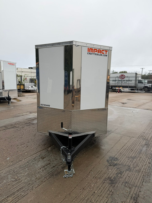 IQ510SARD --- 2027 Impact Quake 5' x 10' Single Axle Enclosed Trailer with Rear Ramp Door - 2,990 GVWR - #IM9191