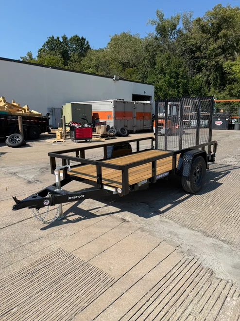 STR5010GT --- 2027 Sure-Trac 5' x 10' Single Axle Tube Top Utility Trailer with Rear Gate - 2,990 GVWR #ST9485